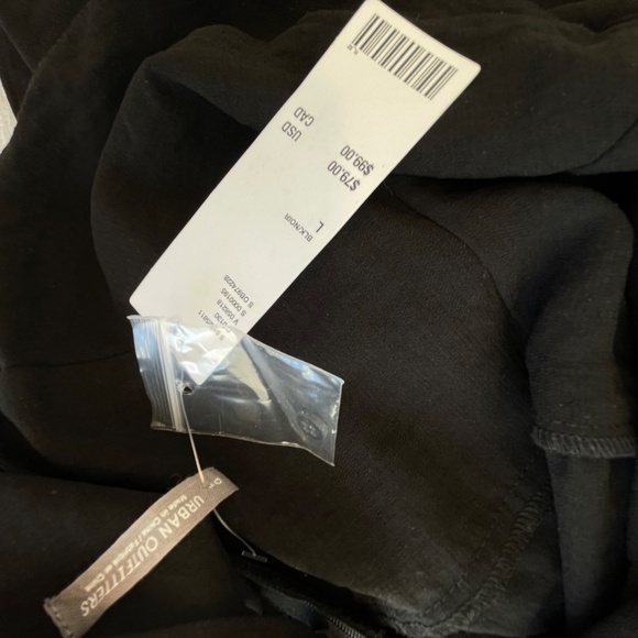 UO black cold off the shoulder midi dress - Picture 14 of 14